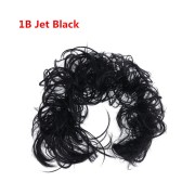 Messy Curly Chignon # 1B - Noir de jais